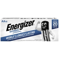 Energizer Ultimate FR6 Pile LR6 (AA) lithium 3000 mAh 1.5 V 10 pc(s) Energizer Ultimate FR6 Pile LR6 (AA) lithium 3000 mAh 1.5 V 10 pc(s)
