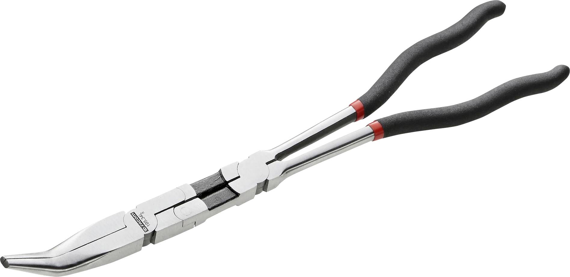 Facom 195.34L pour l'atelier Pince à becs plats coudée à 45° 340 mm