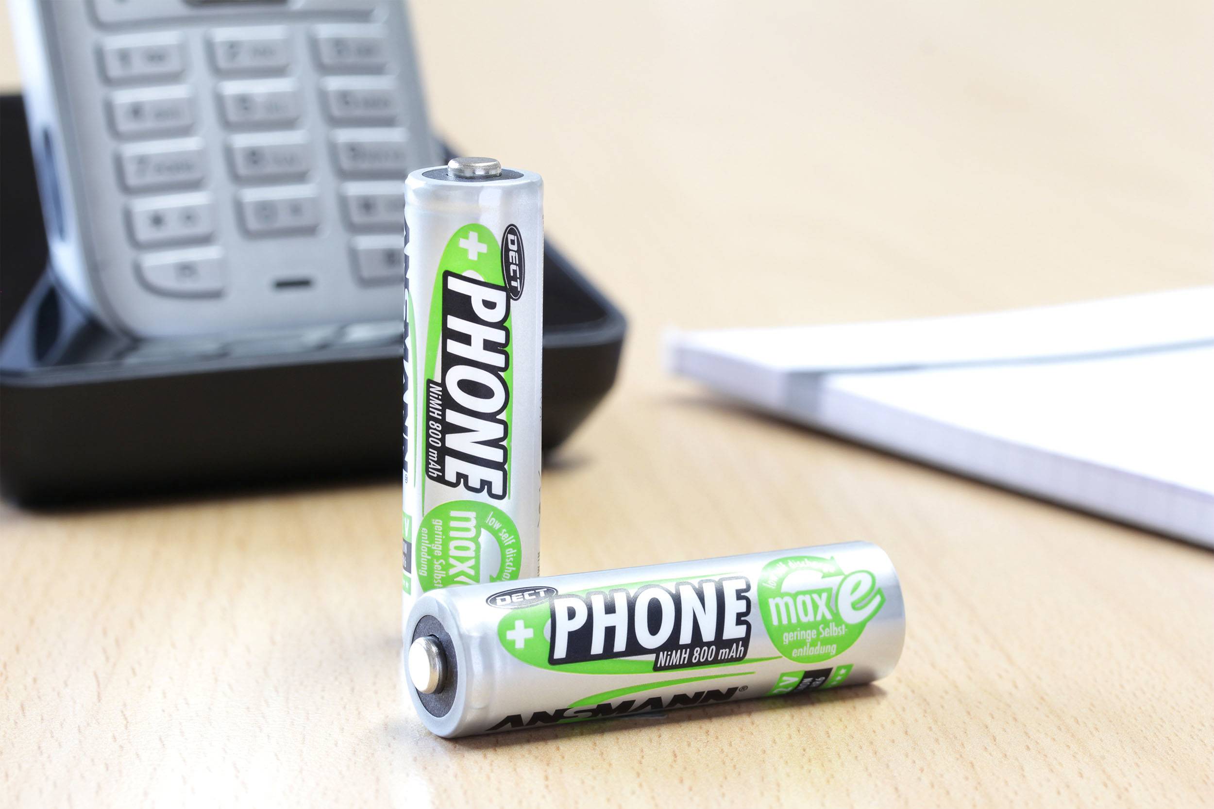 Pile rechargeable LR6 (AA) NiMH Ansmann DECT maxE HR06 800 mAh 1.2 V 2 pc(s)