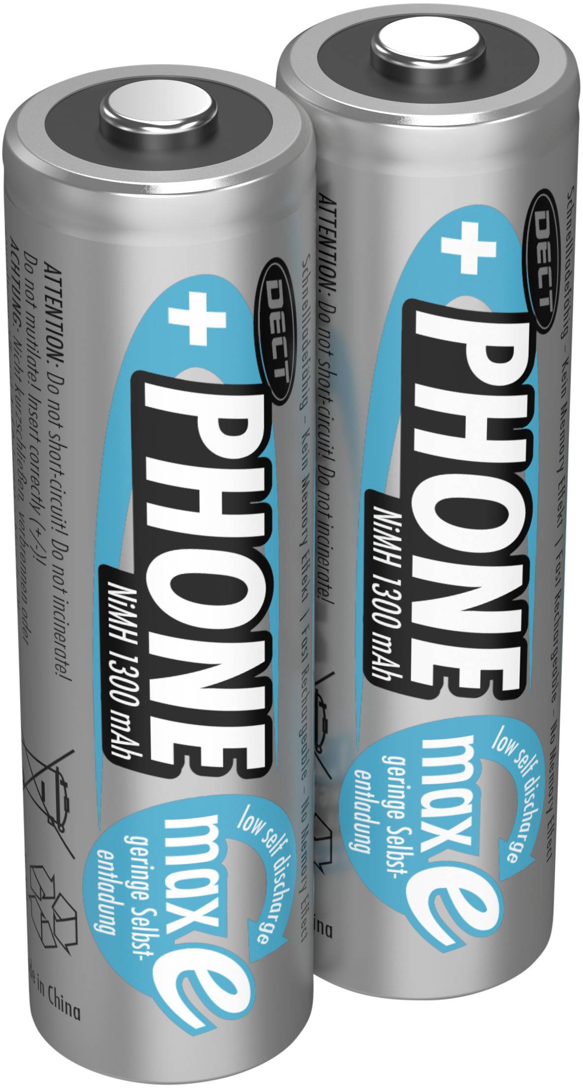 Pile rechargeable LR6 (AA) NiMH Ansmann DECT maxE HR06 1300 mAh 1.2 V 2 pc(s)