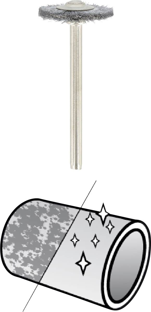 Brosse en acier Dremel 428 26150428JA N/A N/A Diam. tige 3.2 mm 2 pc(s)