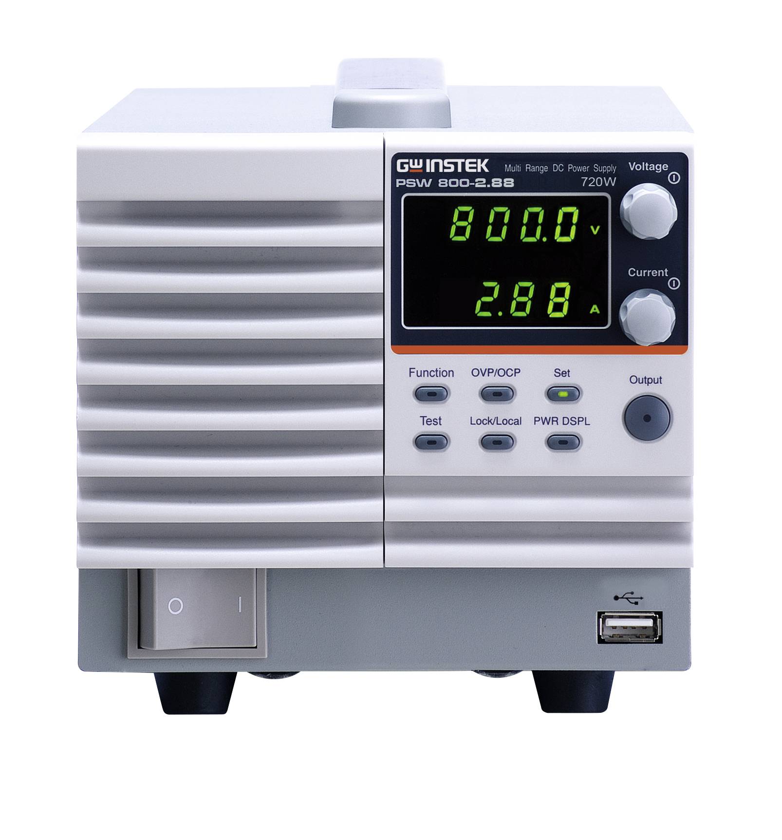 Alimentation de laboratoire réglable GW Instek PSW 800-2.88 0 - 800 V/DC 0 - 2.88 A 720 W Nbr. de sorties 1 x