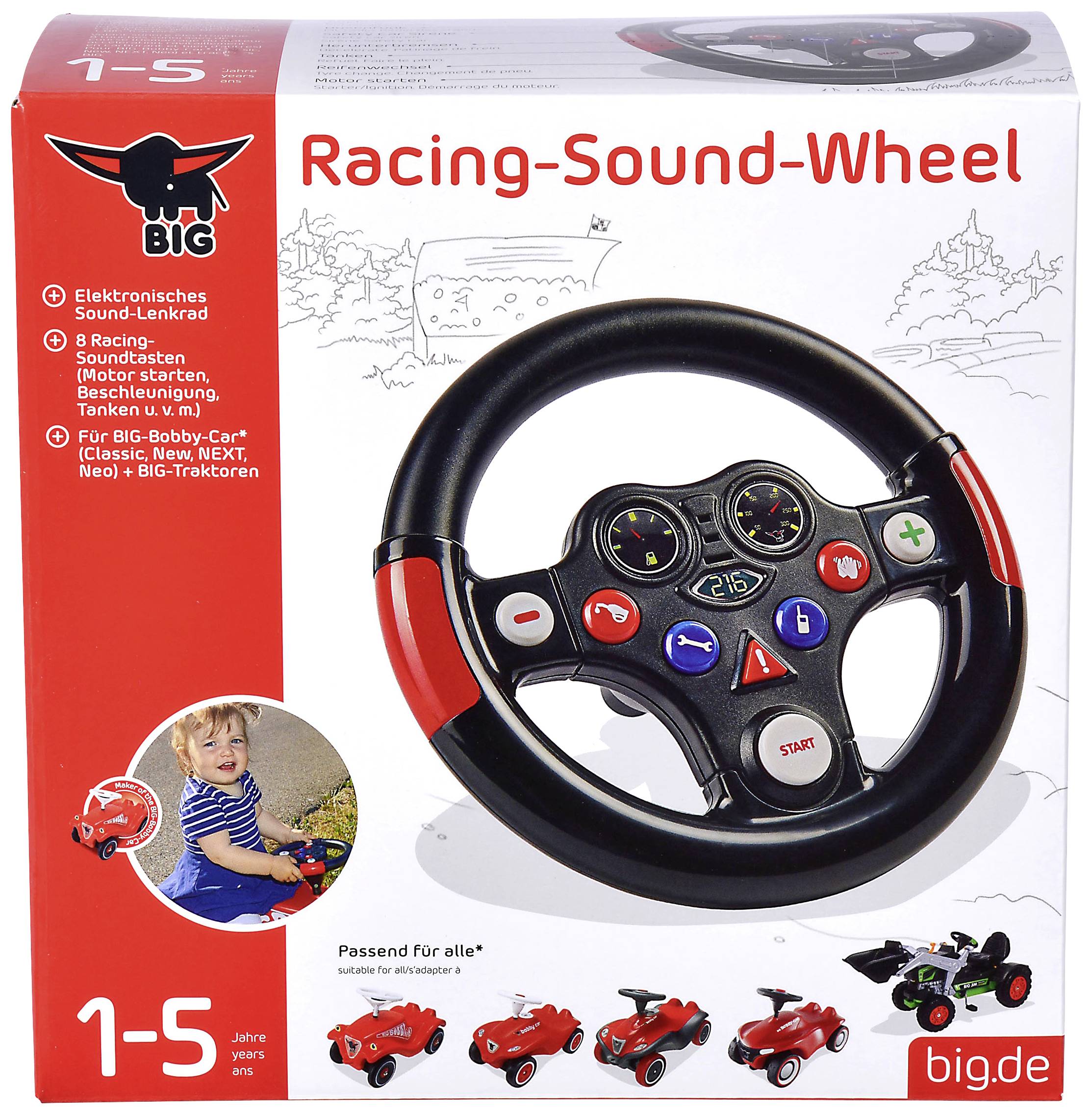 Volant sonore BIG Racing
