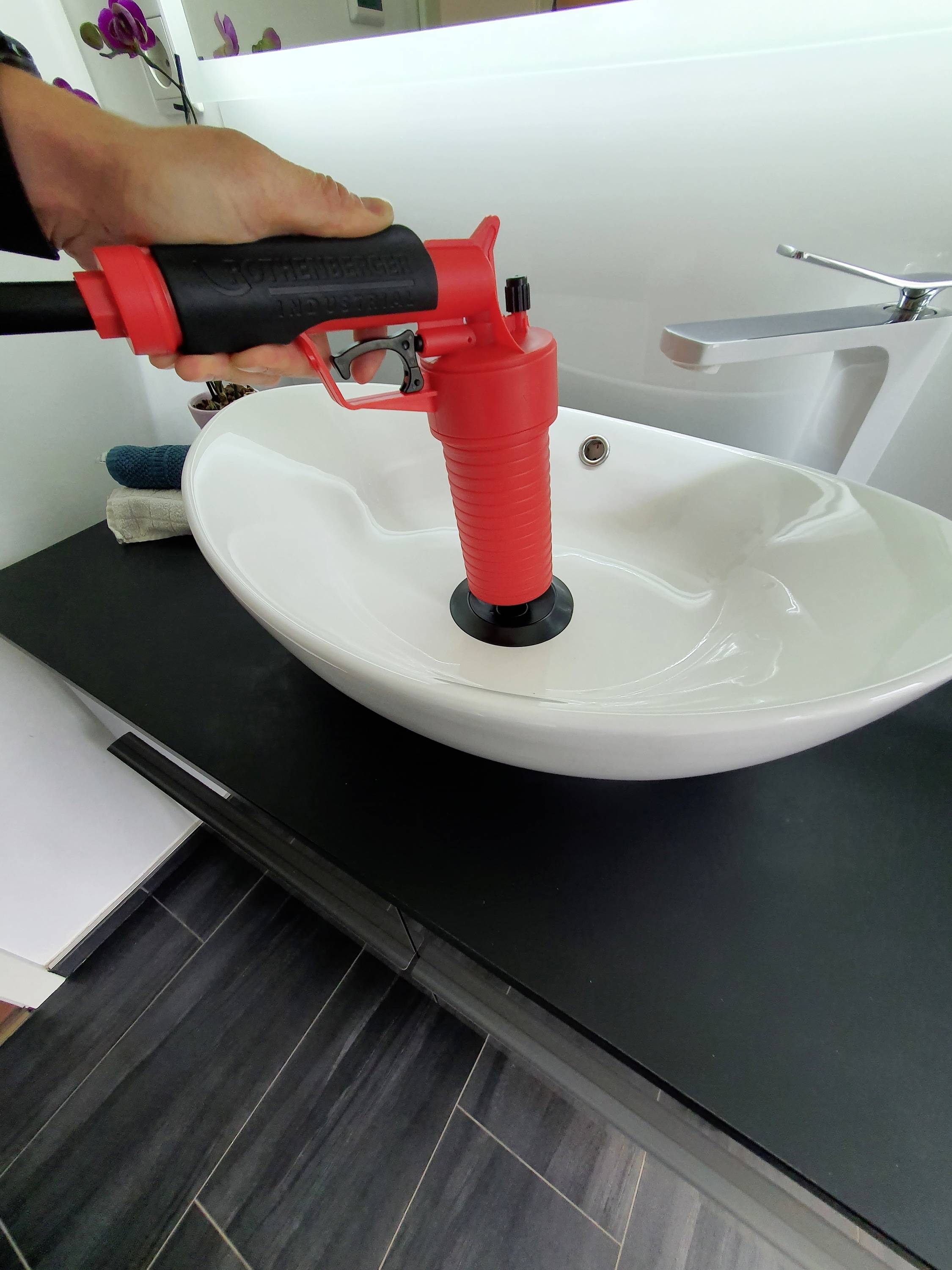 Déboucheur de canalisation à air comprimé Rothenberger Industrial 1500000006