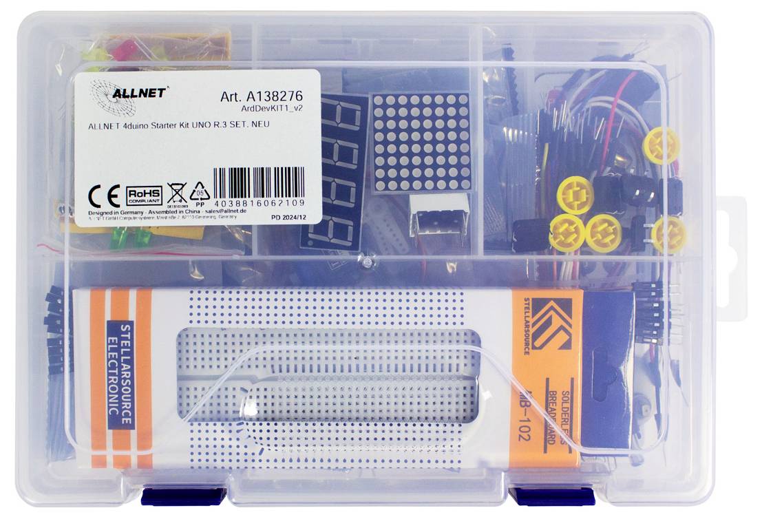 Kit de démarrage Allnet ArdDevKIT1 ATMega328 adaptée pour (cartes Arduino) Arduino