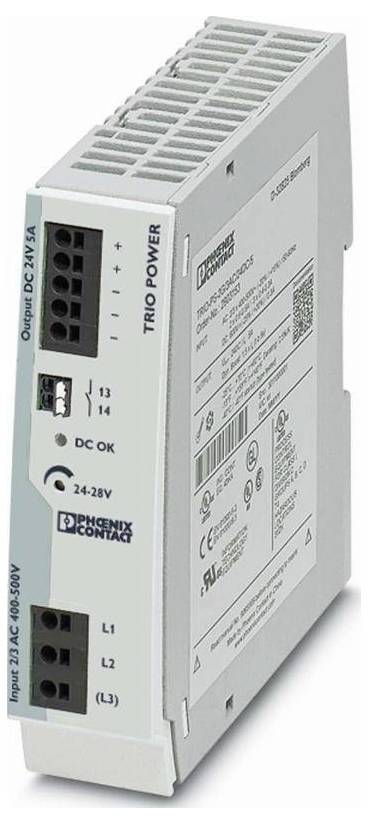 Alimentation rail DIN Phoenix Contact TRIO-PS-2G/3AC/24DC/5 5 A 120 W