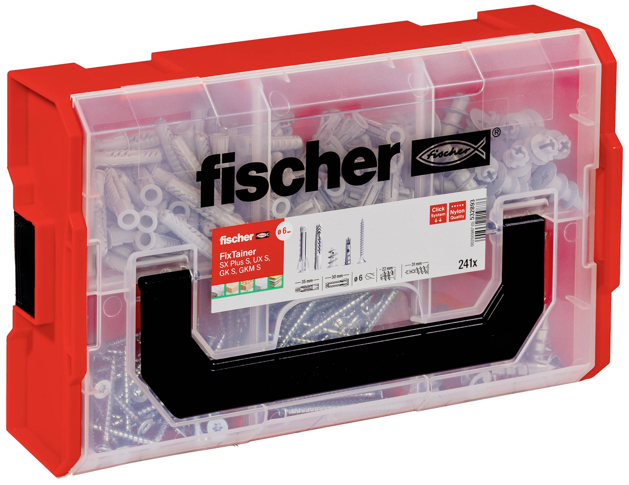 Boîte modulable FIXtrainer Fischer 532893, 240 pcs.