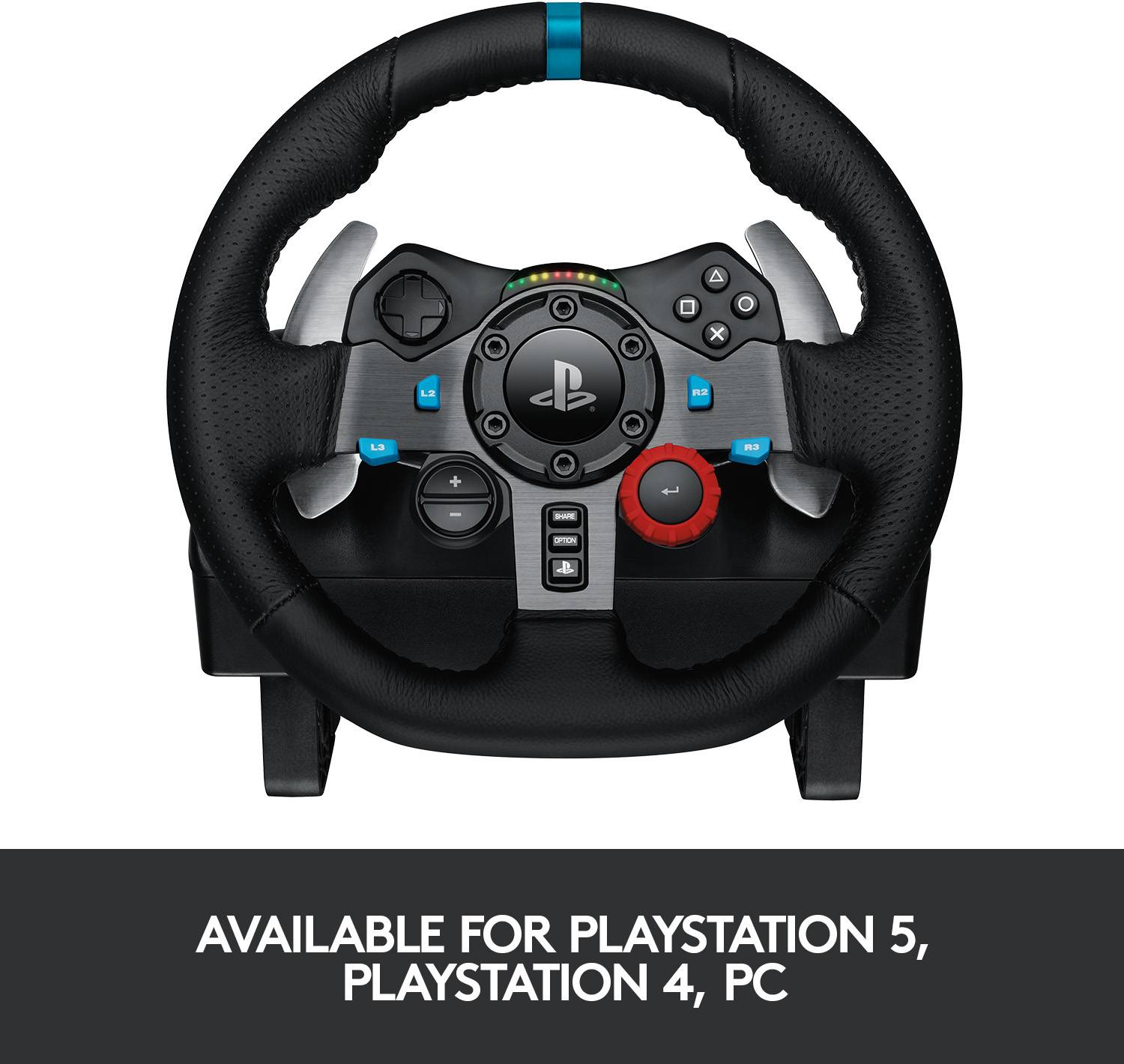 Logitech Gaming G29 Driving Force Volant PC, PlayStation 3, PlayStation 4, PlayStation 5 noir