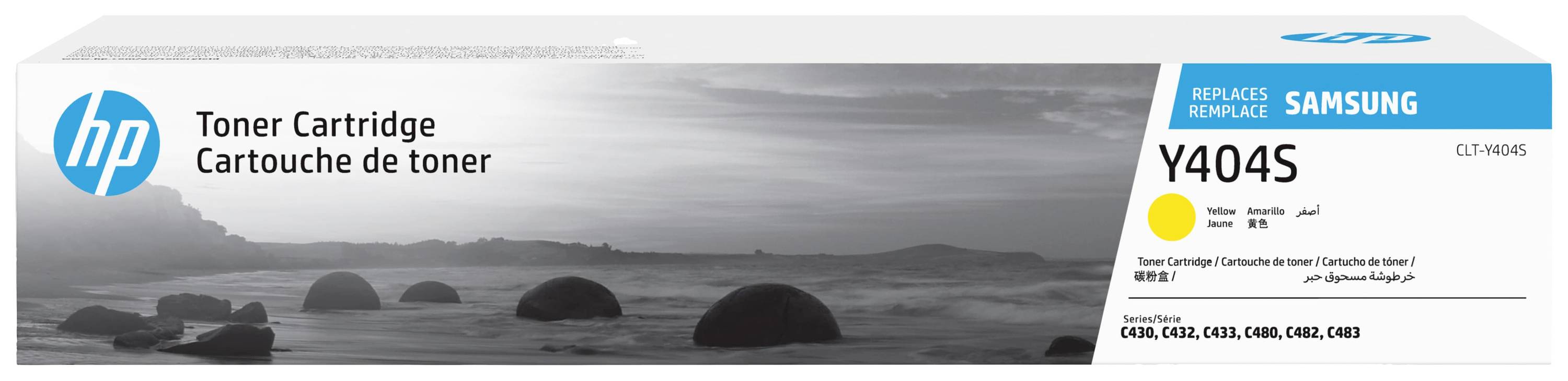 Cassette de toner d'origine HP CLT-Y404S jaune