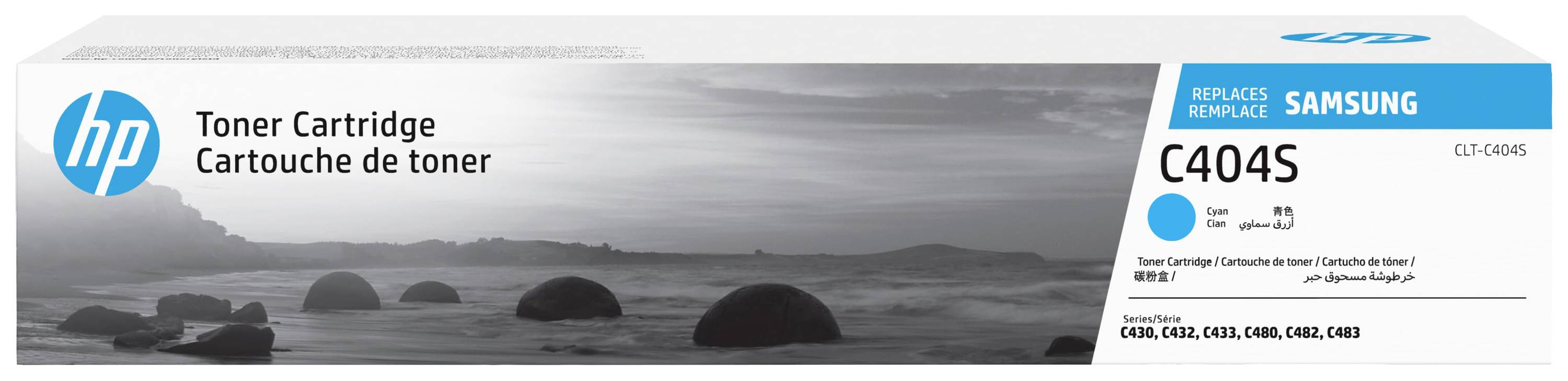 Cassette de toner d'origine HP CLT-C404S cyan