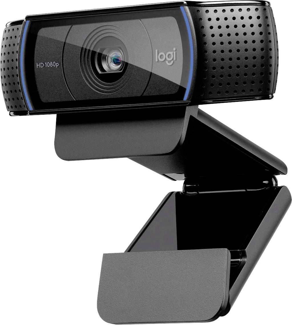 Webcam Full HD Logitech HD Pro C920 support à pince 1920 x 1080 Pixel