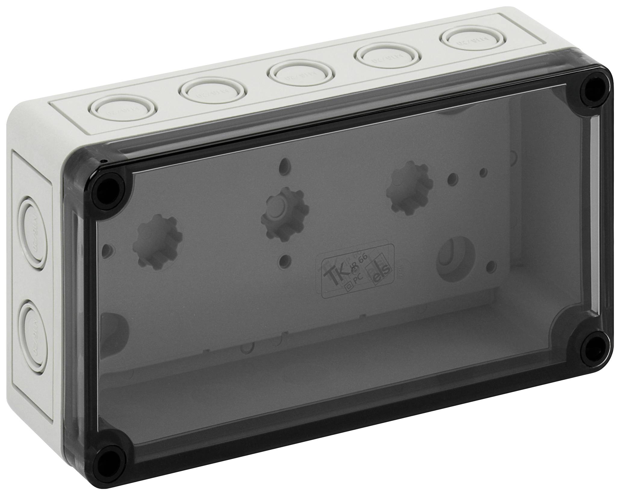 Coffret d'installation Spelsberg TK PC 1809-6-TM 13701001 gris clair 94 x 180 x 57 Polystyrène, Polycarbonate, Polyuréthane