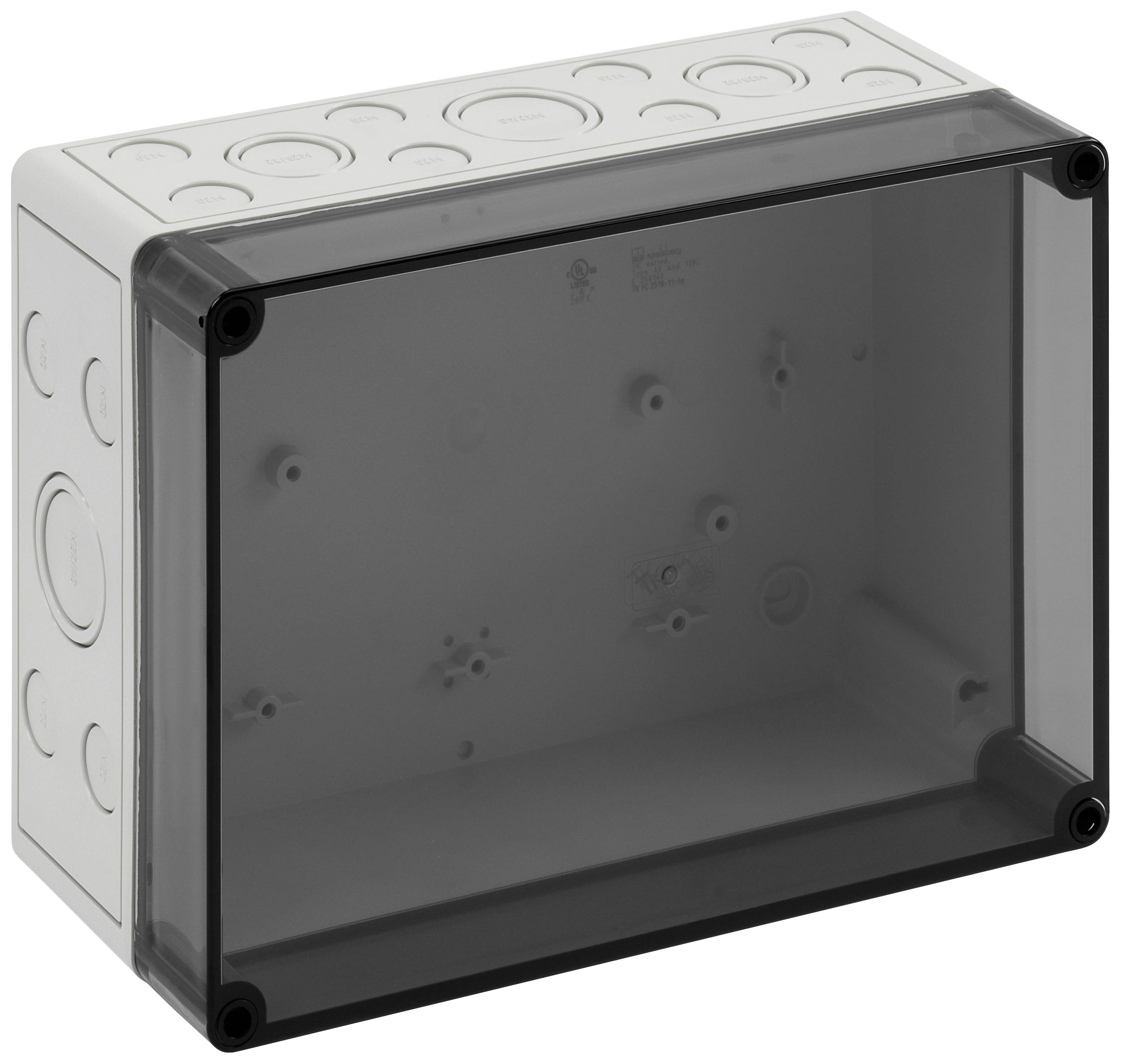 Coffret d'installation Spelsberg TK PC 2518-11-TM 13750801 gris clair 180 x 254 x 111 Polystyrène, Polycarbonate, Polyuréthane