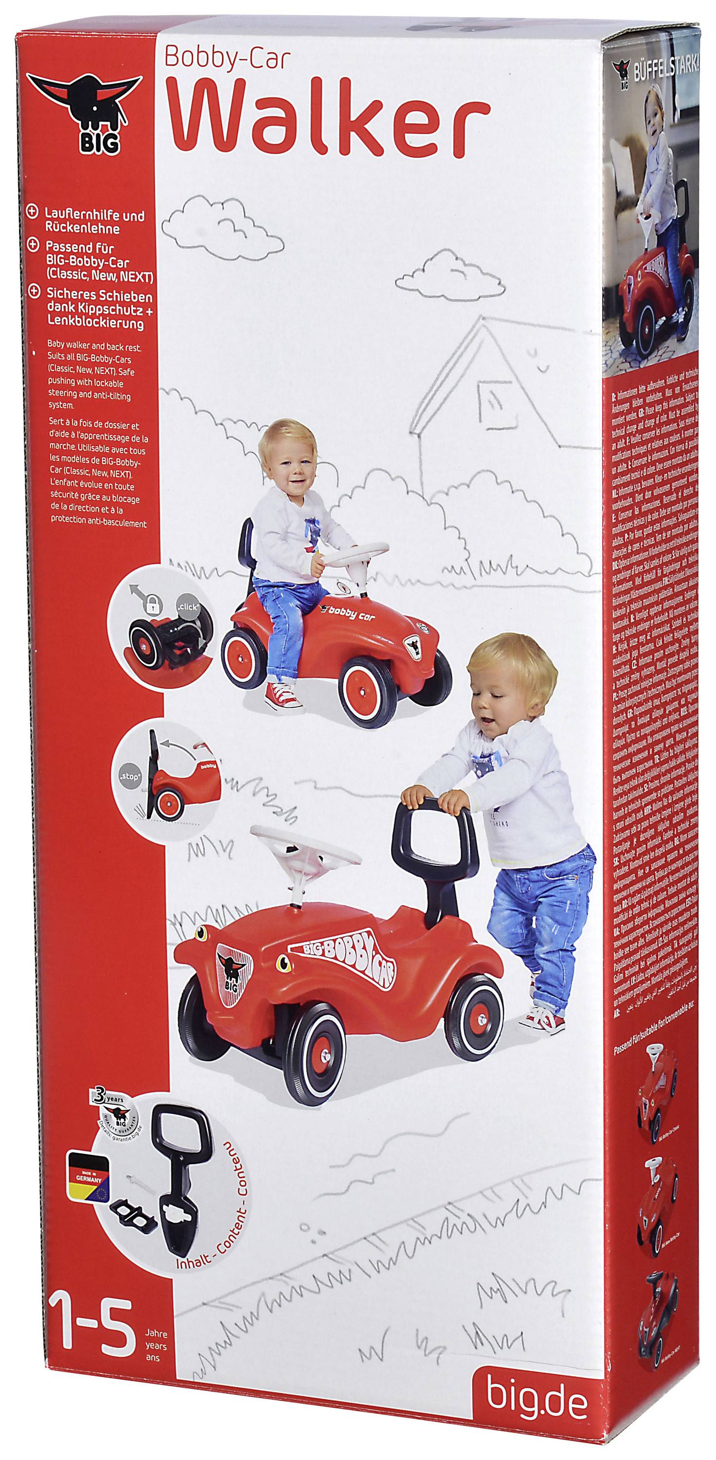 Poignée 2 en 1 BIG-Bobby-Car Walker