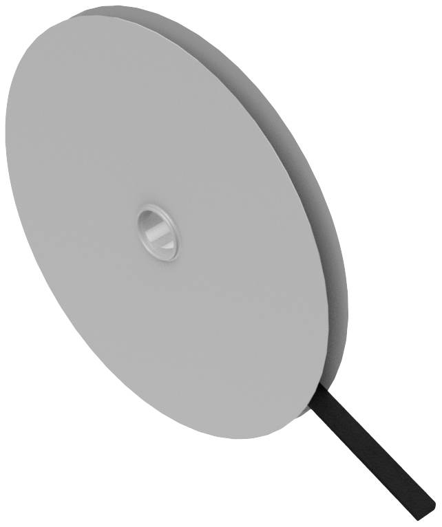 Hebotec 11-KE07005FRT Bande auto-agrippante pour grouper partie velours et partie agrippante (L x l) 5000 mm x 7.5 mm noir 5 m