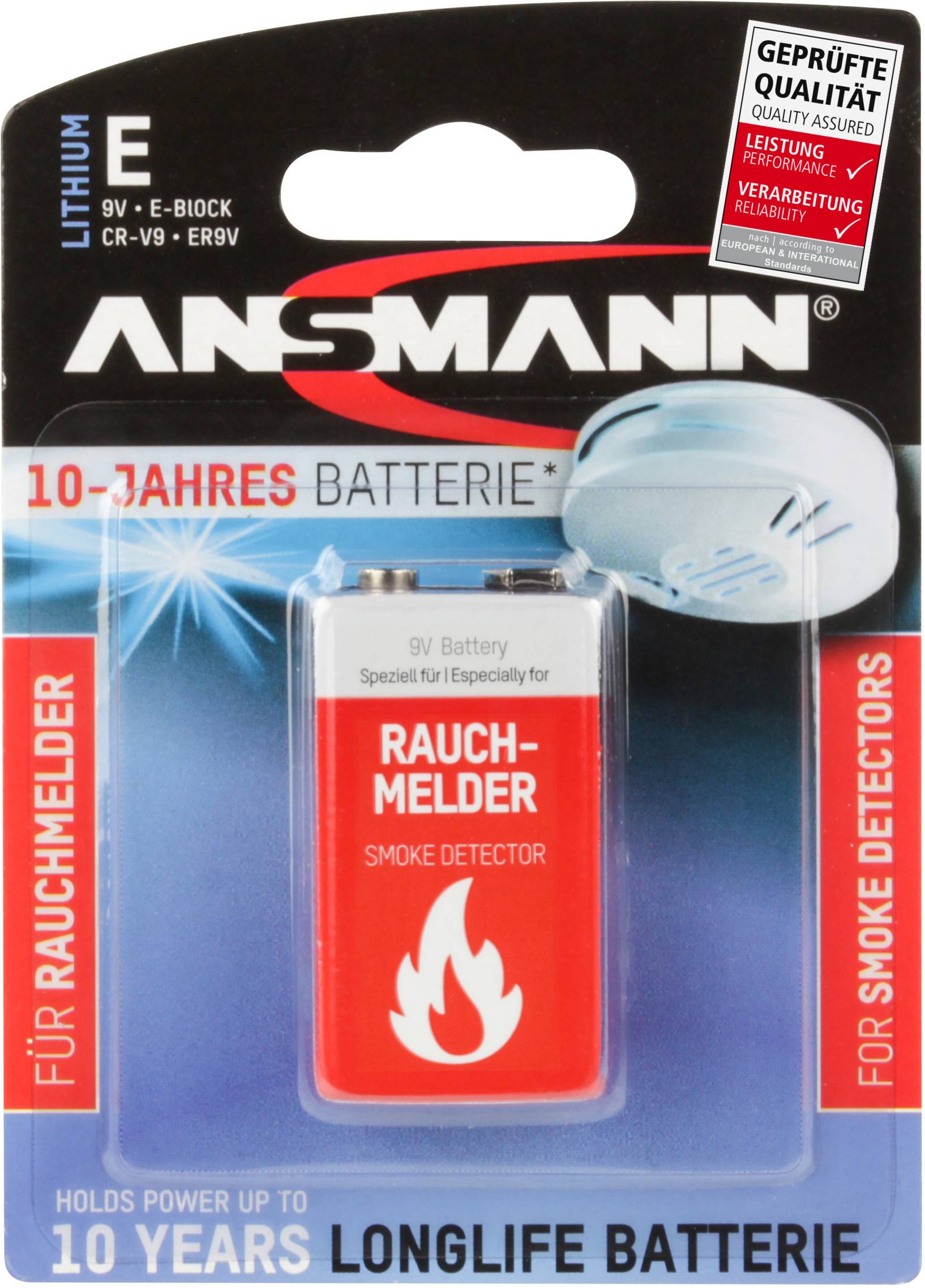 Ansmann E-Block Pile 6LR61 (9V) lithium 9 V 1 pc(s)