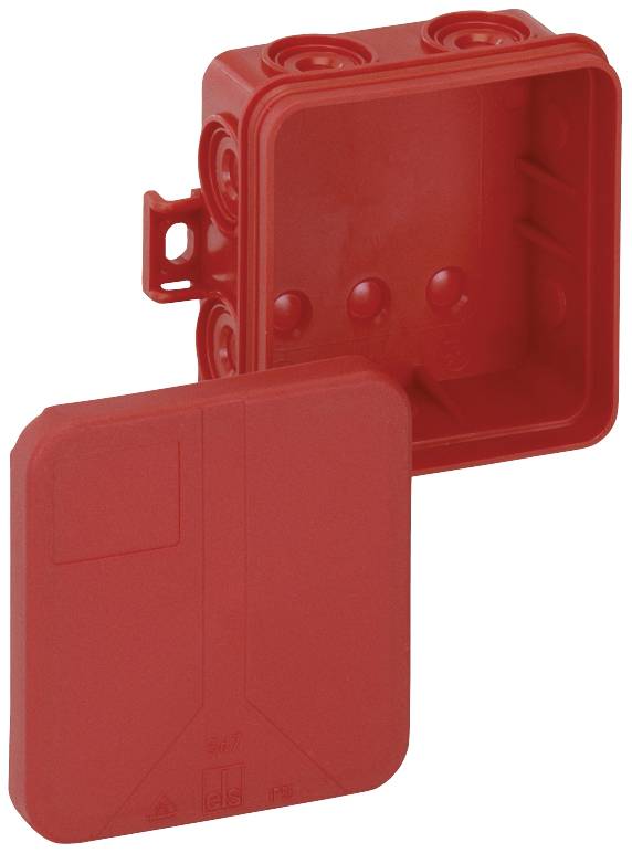 Boîte de raccordement Spelsberg 33270701 (L x l x H) 75 x 75 x 37 mm rouge IP55
