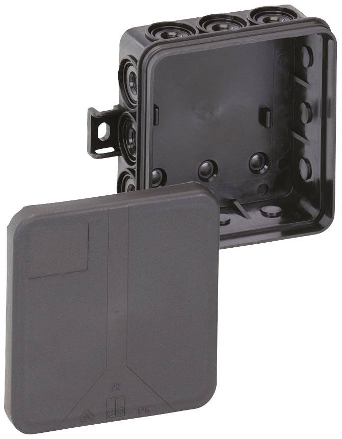 Boîte de raccordement Spelsberg 33221201 (L x l x H) 85 x 85 x 37 mm noir IP55