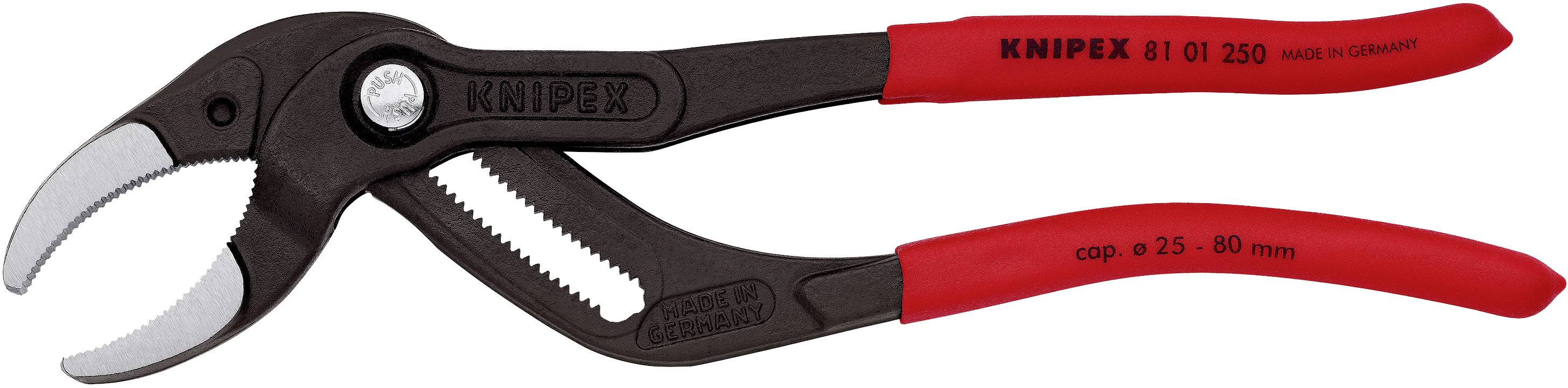 Pince pour siphons et connecteurs Knipex 81 01 250 Longueur 250 mm