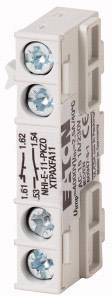 Support de fusible Eaton avec trois bornes à vis, désignation de modèle 'NHL-F-11-PKZ0 XTPAXFA11', marquage CE sur le côté.
