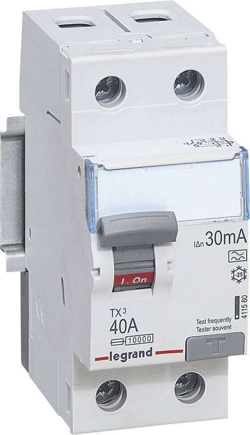 Interrupteur différentiel à courant résiduel Legrand 411560 TX3 FI 40A 2P 30MA A 40 A 0.03 A 230 V