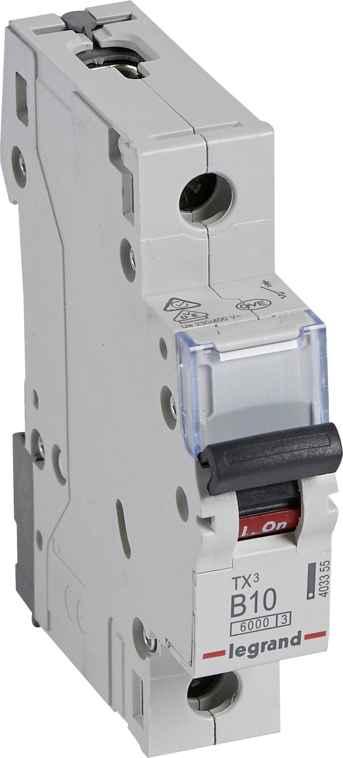 Legrand 403355 TX3 LS B10A 1P 6KA 1M Disjoncteur 1 pôle 10 A 230 V, 400 V
