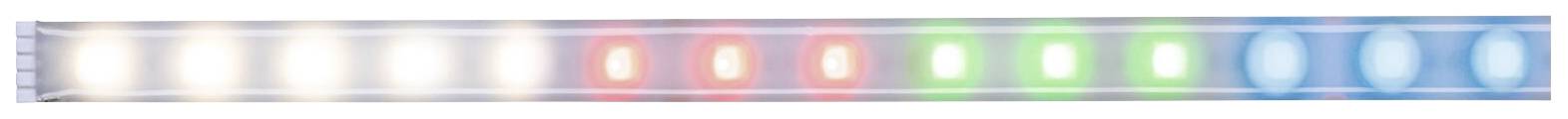 Paulmann MaxLED RGBW 70634 Ruban LED (Extension) avec connecteur mâle 24 V 1 m RVB, blanc chaud 1 pc(s)