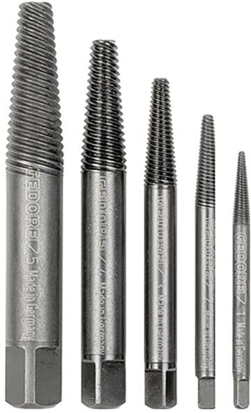 Set d'extracteurs de vis 5 pièces Gedore 6759620 M3 - M18 1 set