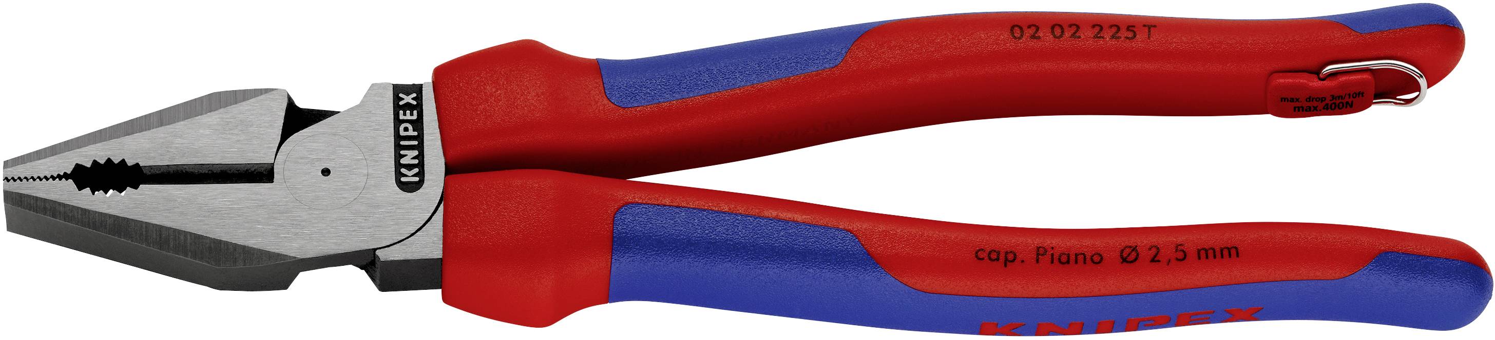 Pince universelle à forte démultiplication atramentisée noire 225 mm Knipex 02 02 225 T