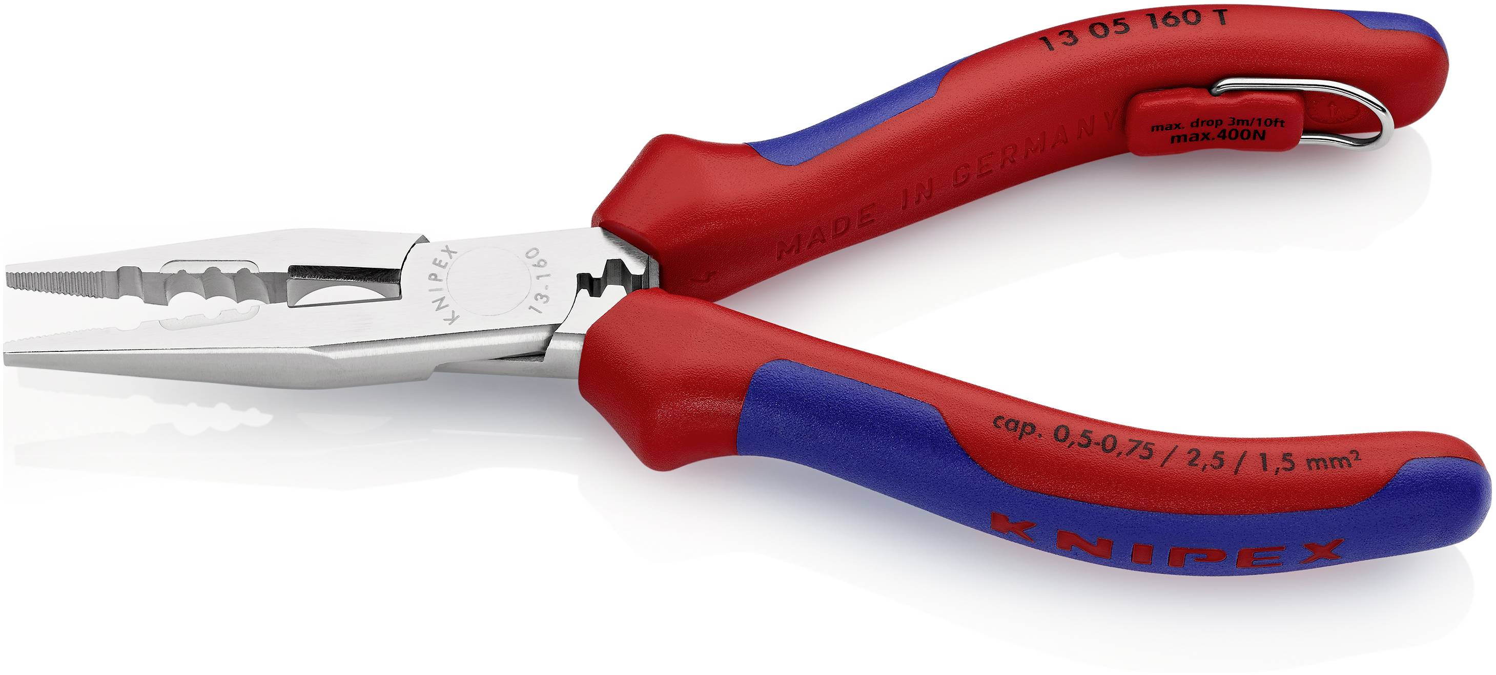 Pince à dénuder chromée 160 mm Knipex 13 05 160 T