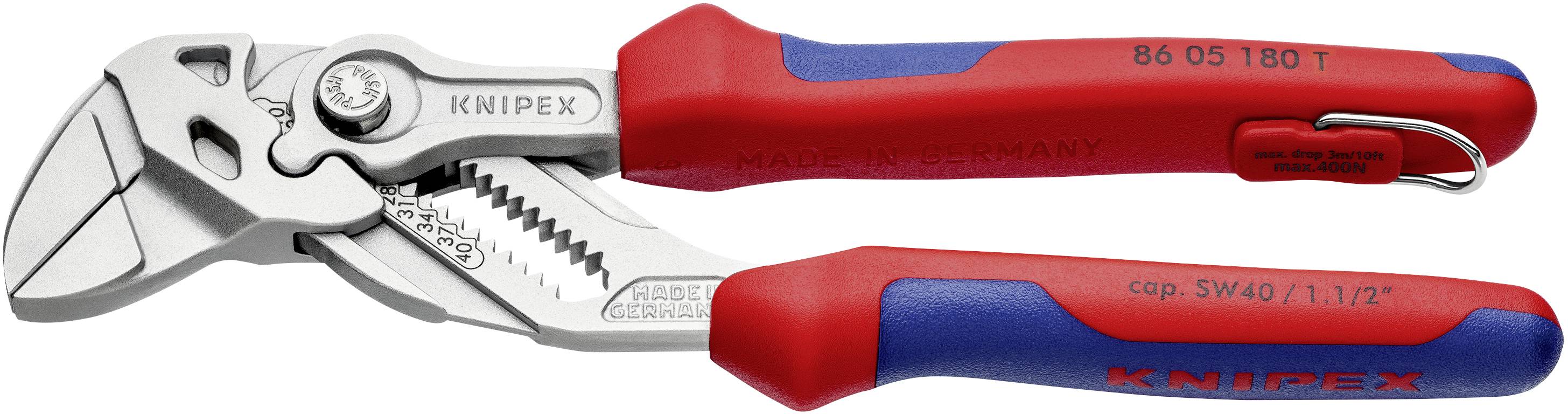 Knipex 86 05 180 T Pince multiprise 35 mm 180 mm