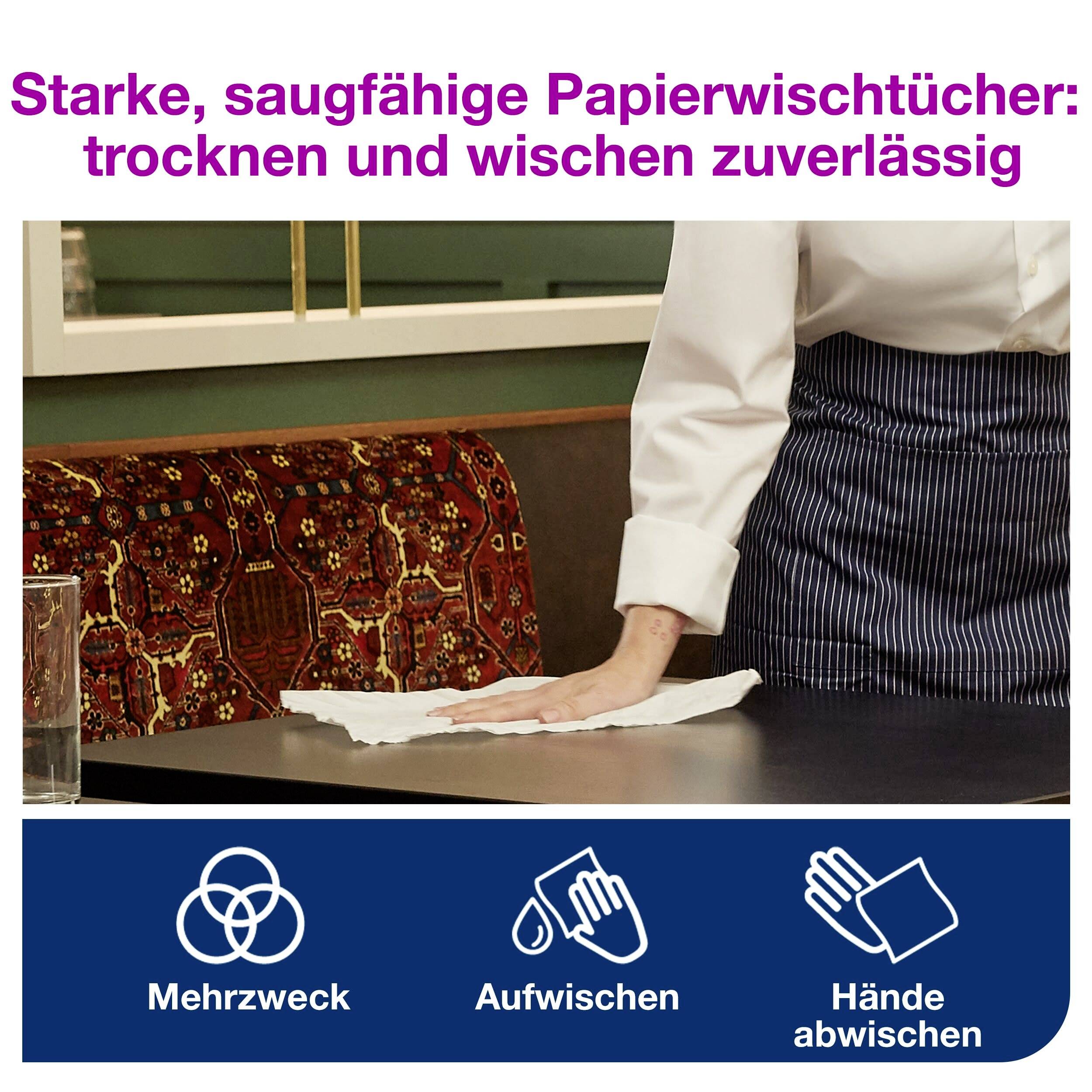 Lingettes de papier puissantes et absorbantes : nettoient et sèchent de manière fiable