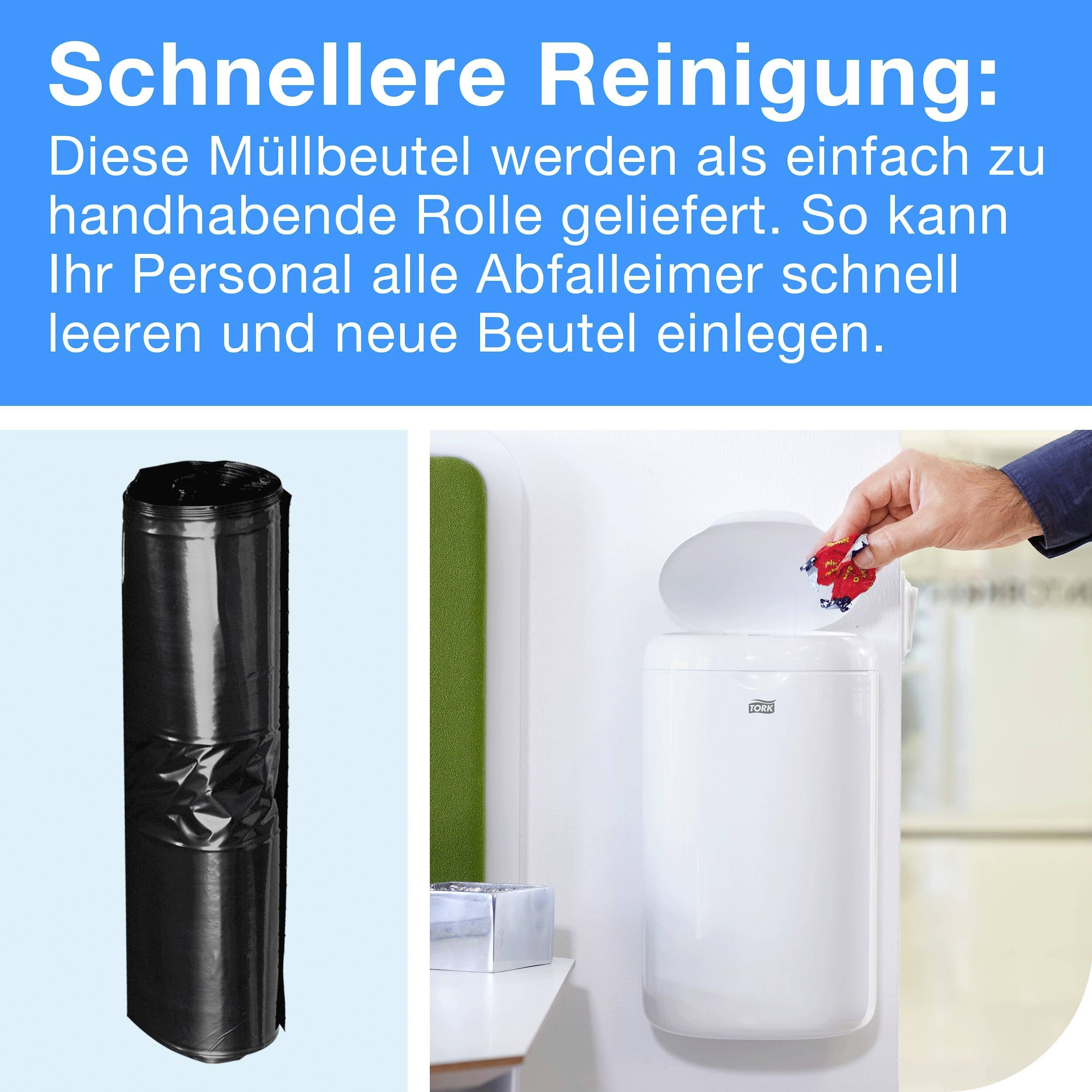 TORK Advanced 204040 Sac poubelle 5 l plastique noir 1000 pc(s)