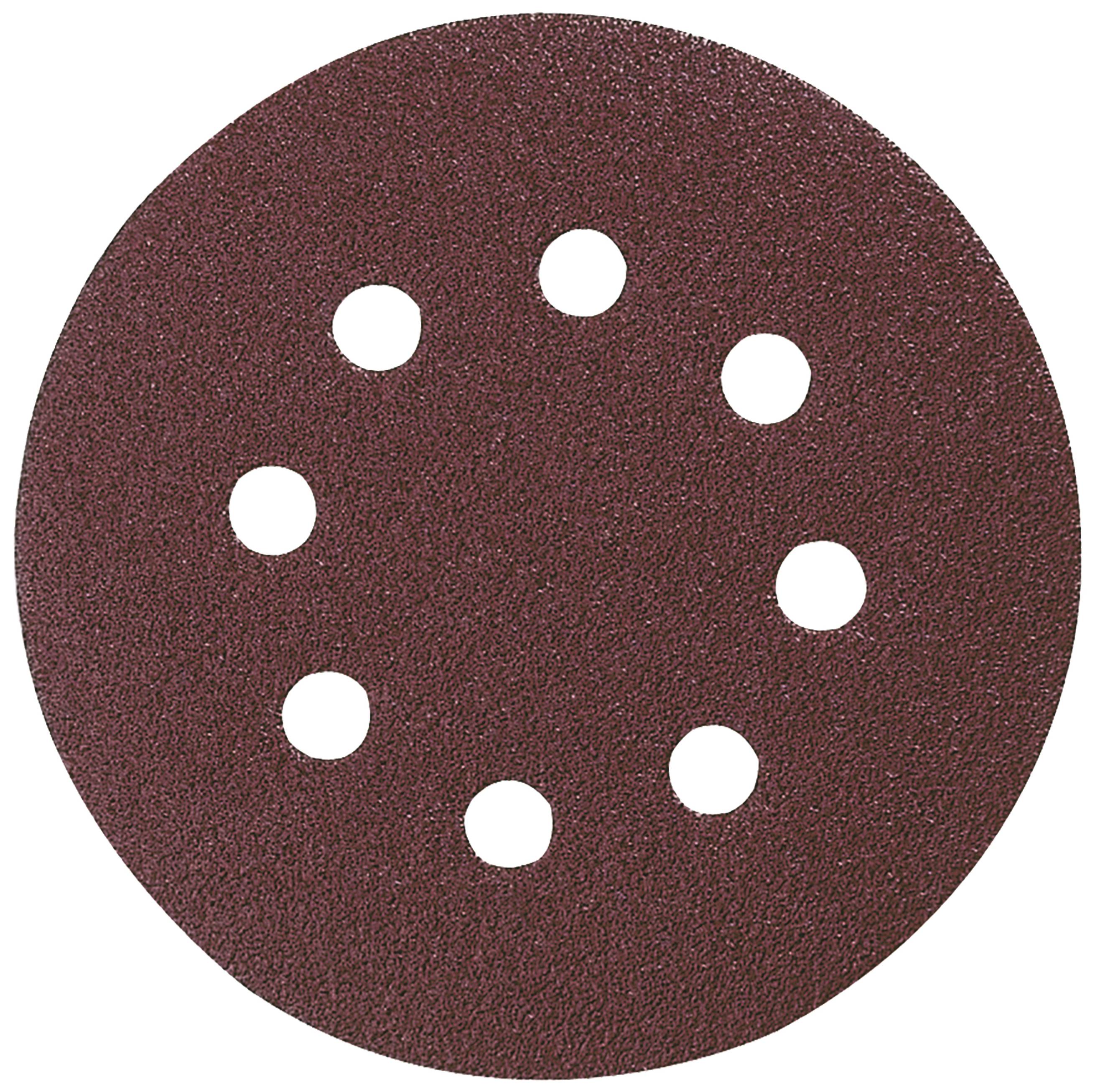 Makita P-43555 Feuille abrasive pour ponceuse excentrique avec bande auto-agrippante Grain 80 (Ø) 125 mm 10 pc(s)