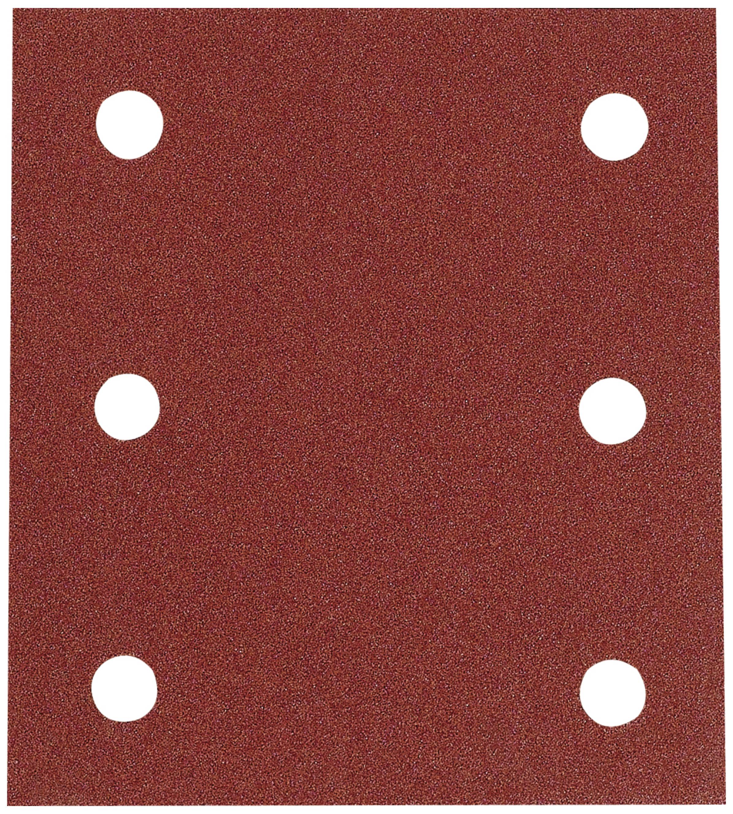 Makita P-33124 Papier abrasif pour ponceuse vibrante avec bande auto-agrippante Grain 120 (L x l) 102 mm x 115 mm 10 pc(s)
