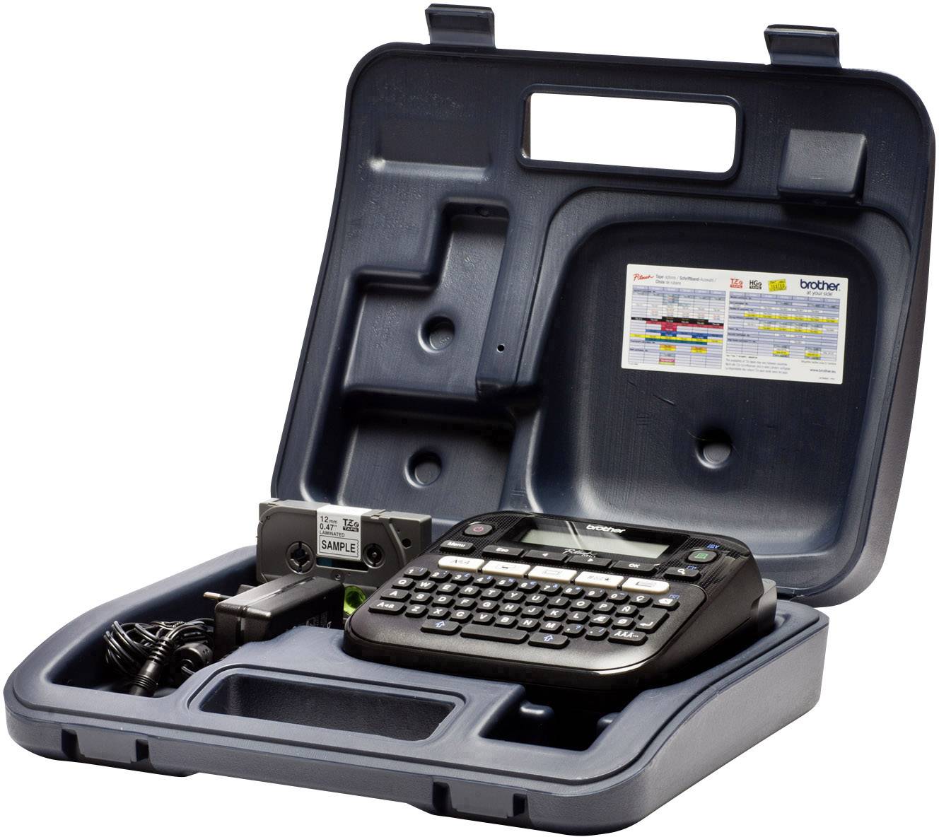 Brother P-touch D210VP Etiqueteuse adapté pour rubans: TZ 3.5 mm, 6 mm, 9 mm, 12 mm