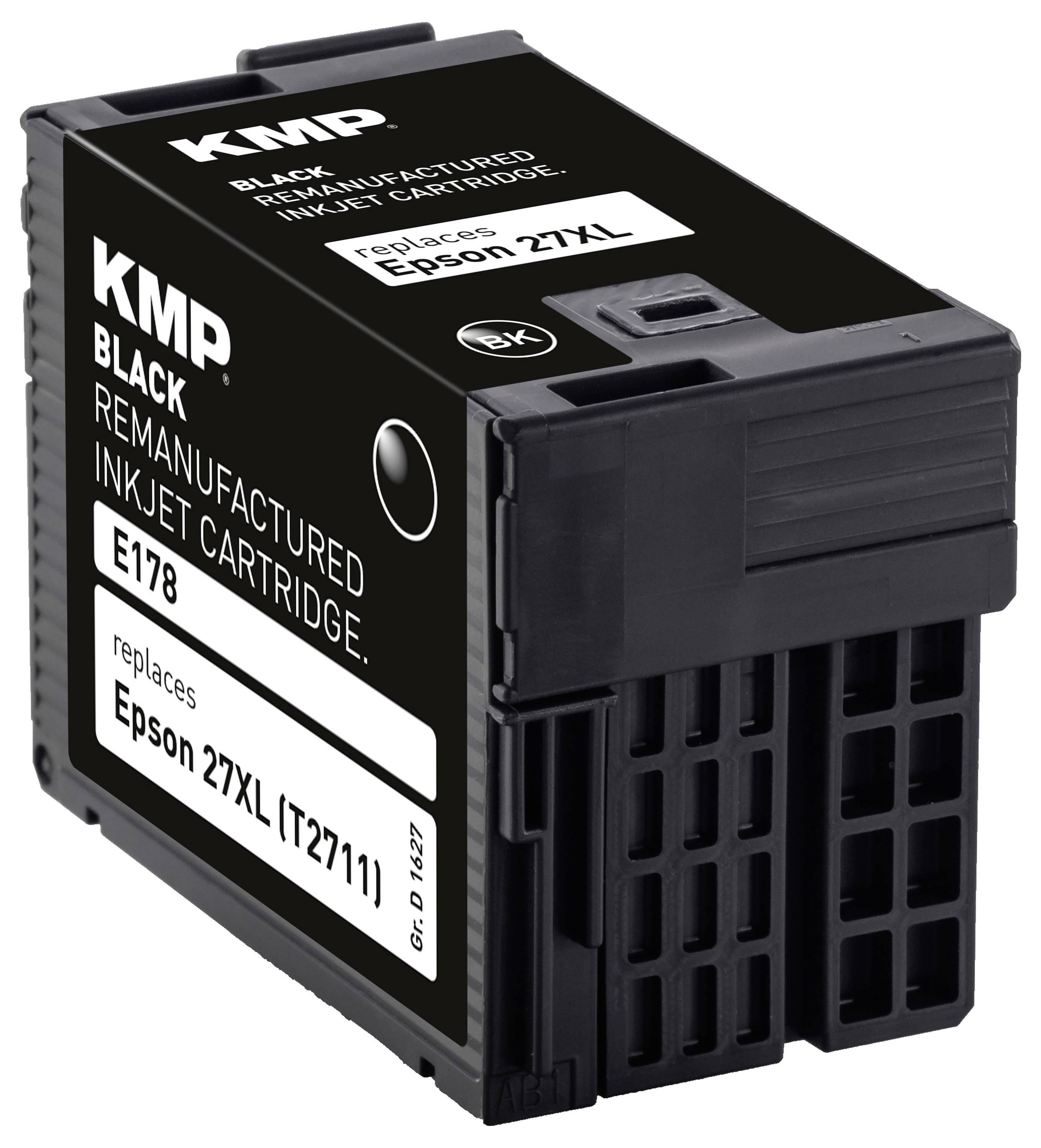 KMP Encre remplace Epson 27XL, T2711 compatible noir E178 1627,4001
