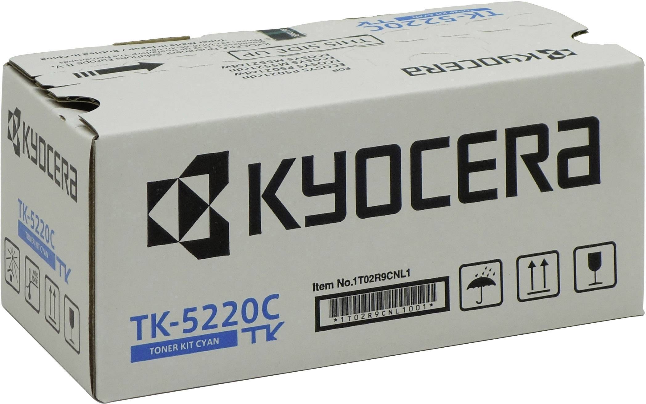 Kyocera Toner TK-5220C d'origine cyan 1200 pages 1T02R9CNL1