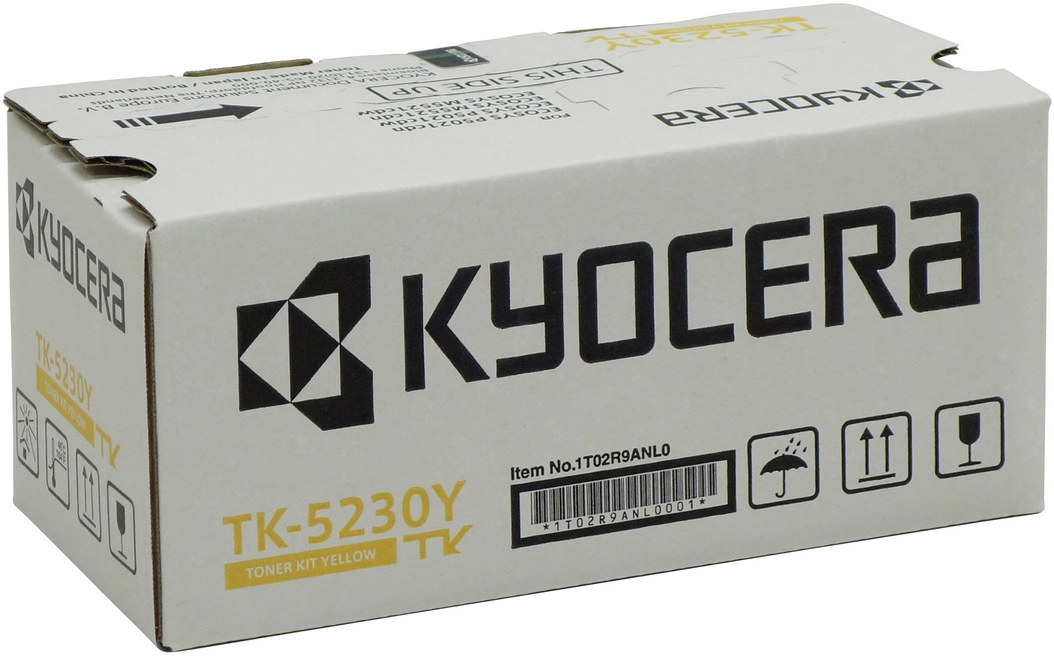 Kyocera Toner TK-5230Y d'origine jaune 2200 pages 1T02R9ANL0