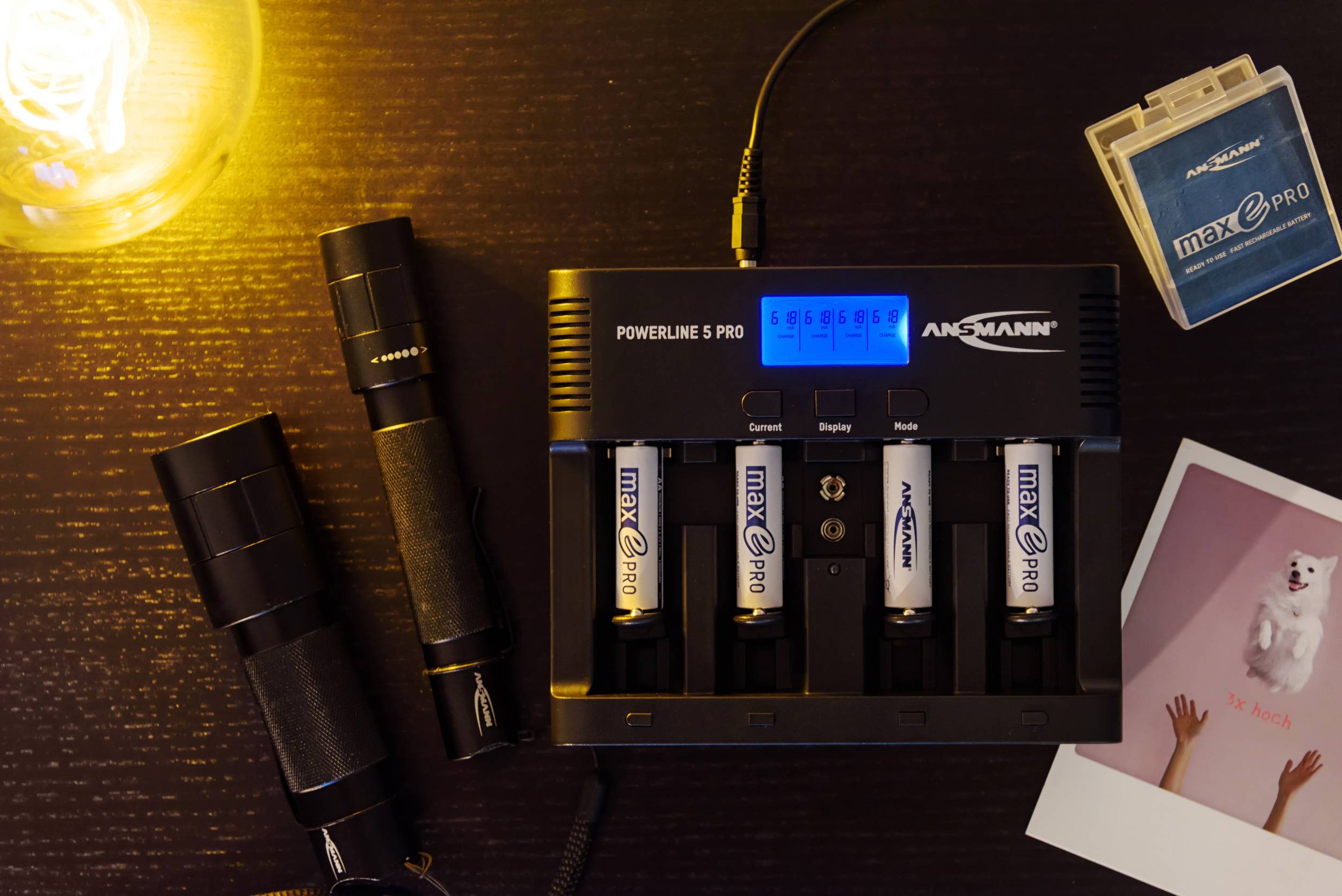 Chargeur de piles rondes NiCd, NiMH Ansmann Powerline 5 Pro