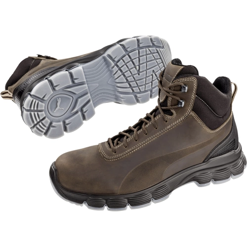 PUMA Condor Mid ESD SRC 630122-45 antistatique (ESD) Chaussures montantes de sécurité S3 Pointure (EU): 45 marron 1 pc(s) PUMA Condor Mid ESD SRC 630122-45 antistatique (ESD) Chaussures montantes de sécurité S3 Pointure (EU): 45 marron 1 pc(s)