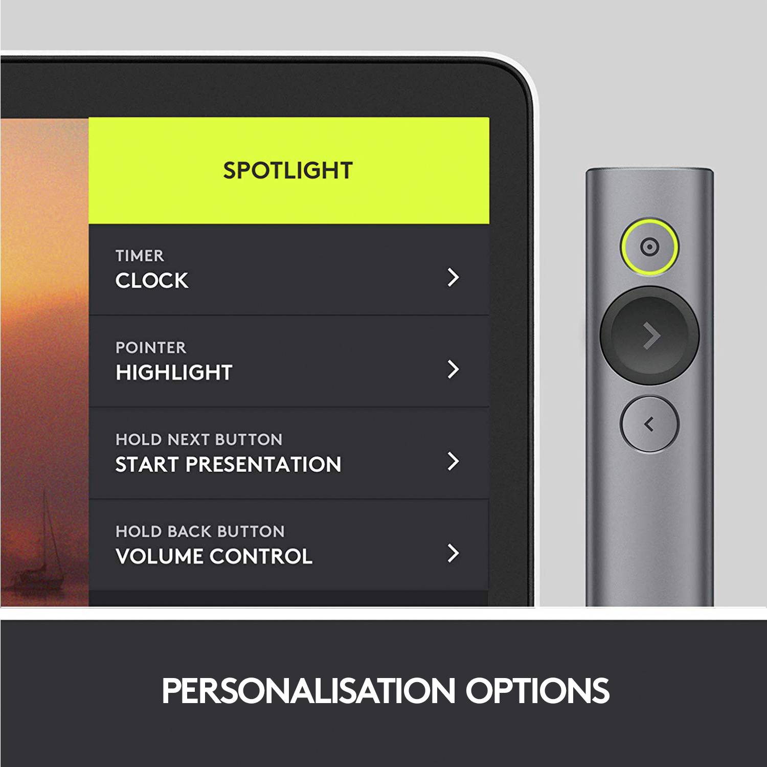 Télécommande de présentation Logitech Spotlight