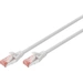 Digitus DK-1644-070 RJ45 Câble réseau, câble patch CAT 6 S/FTP 7.00 m gris sans halogène, torsadé par paire, avec cliquet Digitus DK-1644-070 RJ45 Câble réseau, câble patch CAT 6 S/FTP 7.00 m gris sans halogène, torsadé par paire, avec cliquet