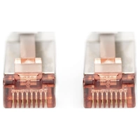Digitus DK-1644-070 RJ45 Câble réseau, câble patch CAT 6 S/FTP 7.00 m gris sans halogène, torsadé par paire, avec cliquet Digitus DK-1644-070 RJ45 Câble réseau, câble patch CAT 6 S/FTP 7.00 m gris sans halogène, torsadé par paire, avec cliquet