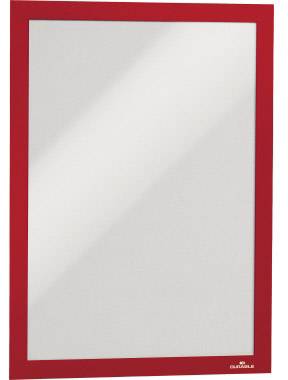 Durable 487203 DURAFRAME A4 - 4872 Cadre d'information autocollant DIN A4 rouge (l x H) 236 mm x 322 mm 2 pc(s)