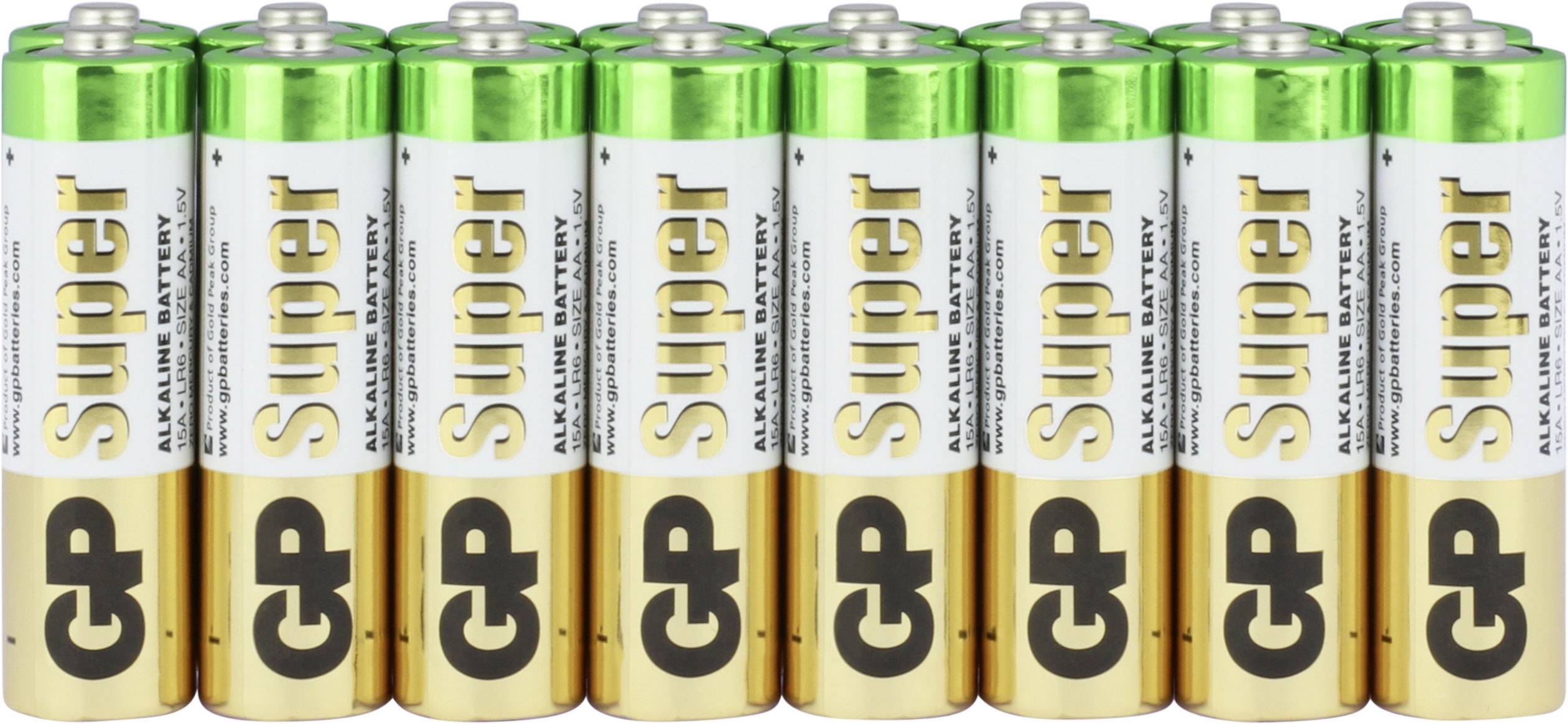 GP Batteries Super Pile LR6 (AA) alcaline(s) 1.5 V 16 pc(s)