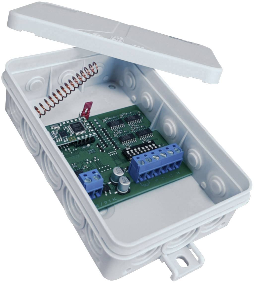 SVS Nachrichtentechnik 4 canaux Set radio émetteur fixe inclus Portée max.: 750 m 12 V, 24 V