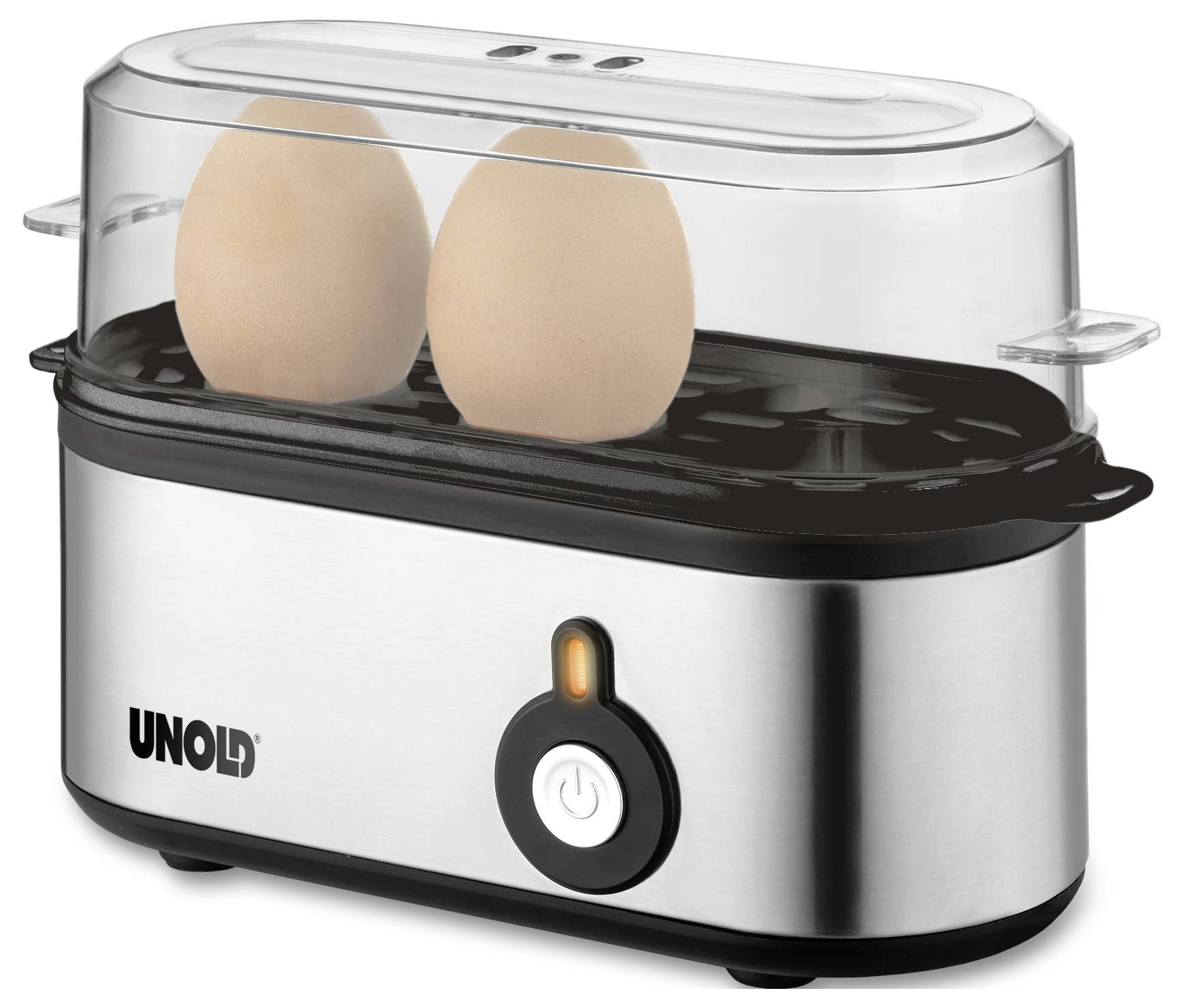 Unold Mini Cuiseur à oeufs acier inoxydable, noir