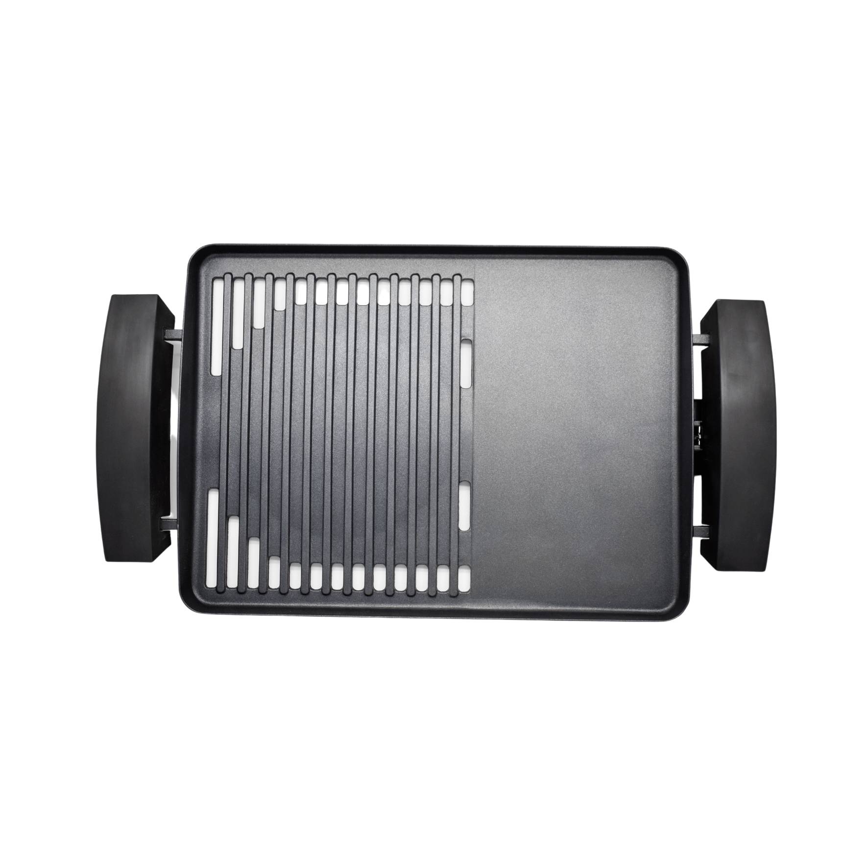 Steba VG 200 table Barbecue électrique avec couvercle en verre noir, verre