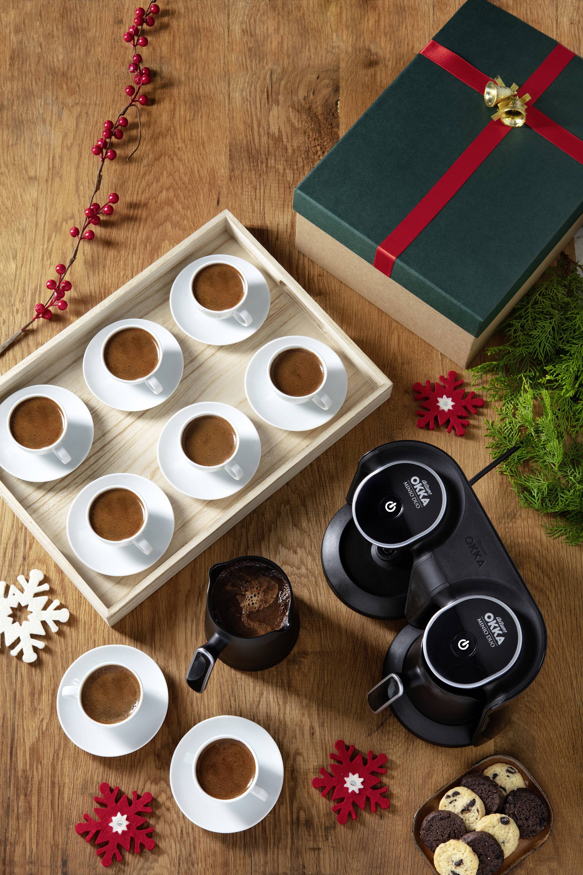 arzum Okka Machine à expresso moka noir, cuivre